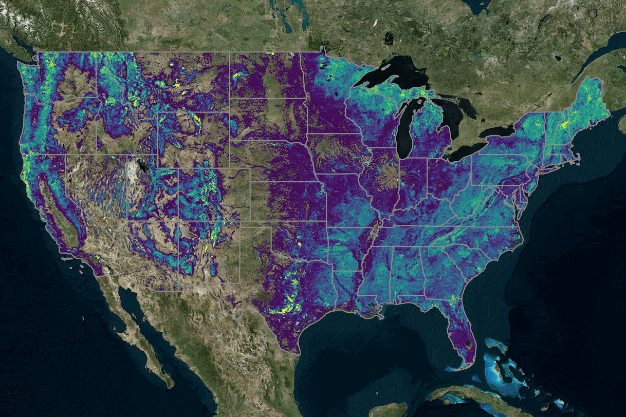 NCX Basemap of the contiguous United States